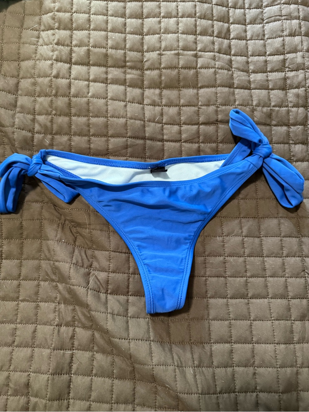 Boutine LA Bright Blue Tie-Side Bikini Bottom